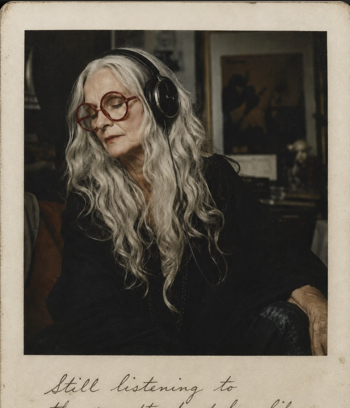 Still listening — a portrait in quiet attention